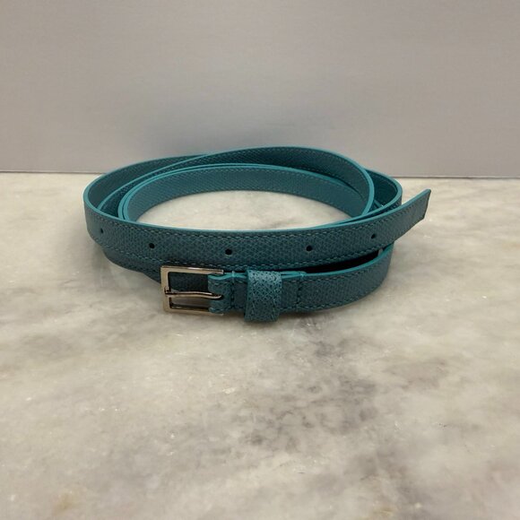 TIFFANY & CO NWOT Blue Leather Crossbody bag/clutch - Picture 12 of 14